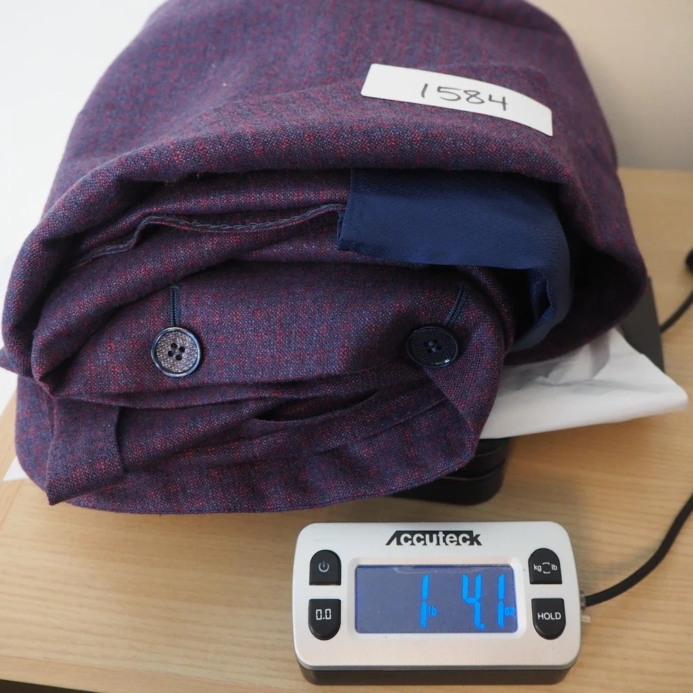 Canali Kei Sport Coat 40R Purple Silk Cashmere Blend Two Button Blazer Italy - Picture 15 of 15